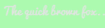 Image with Font Color E3E3E3 and Background Color ACFAB0